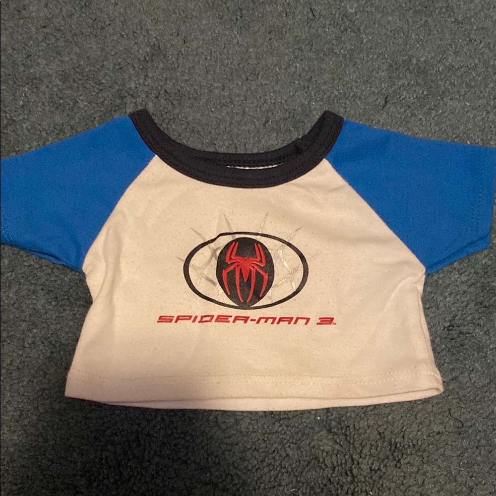 FREE WITH BAB PURCHASE - Build A Bear (BAB) Marvel Spider-Man 3 T-Shirt